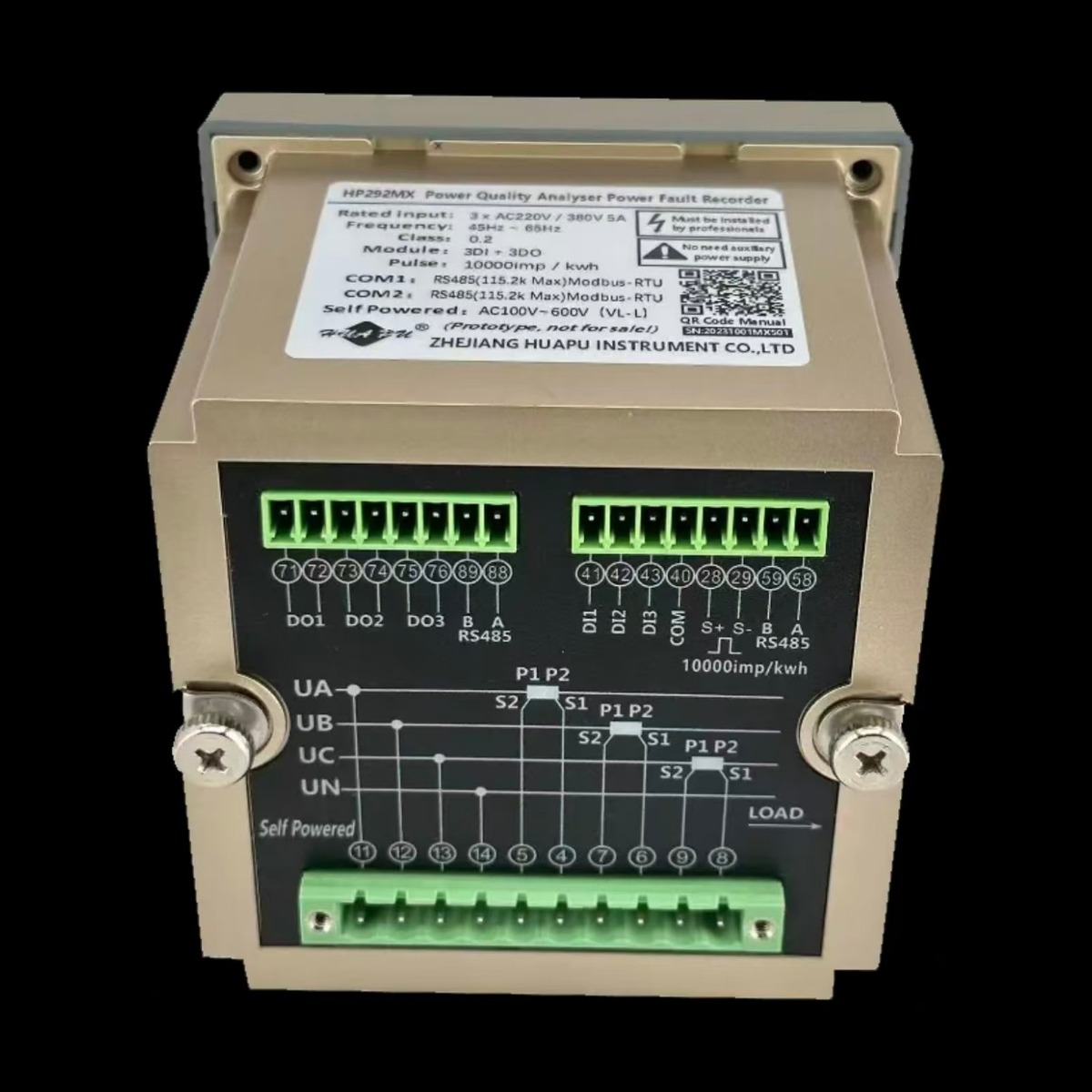 HP292MX Pro Traseira — Terminais de Conexão